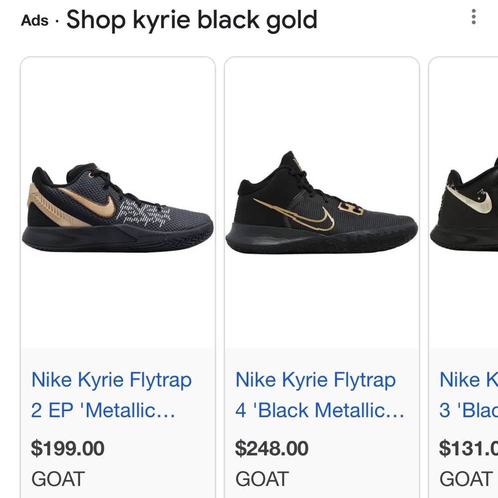 Kyrie Irving Flytrap Metallic Gold - image 5